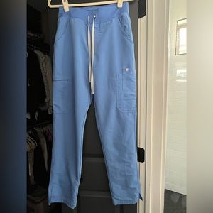 Figs Scrubs Pants S Ceil Blue